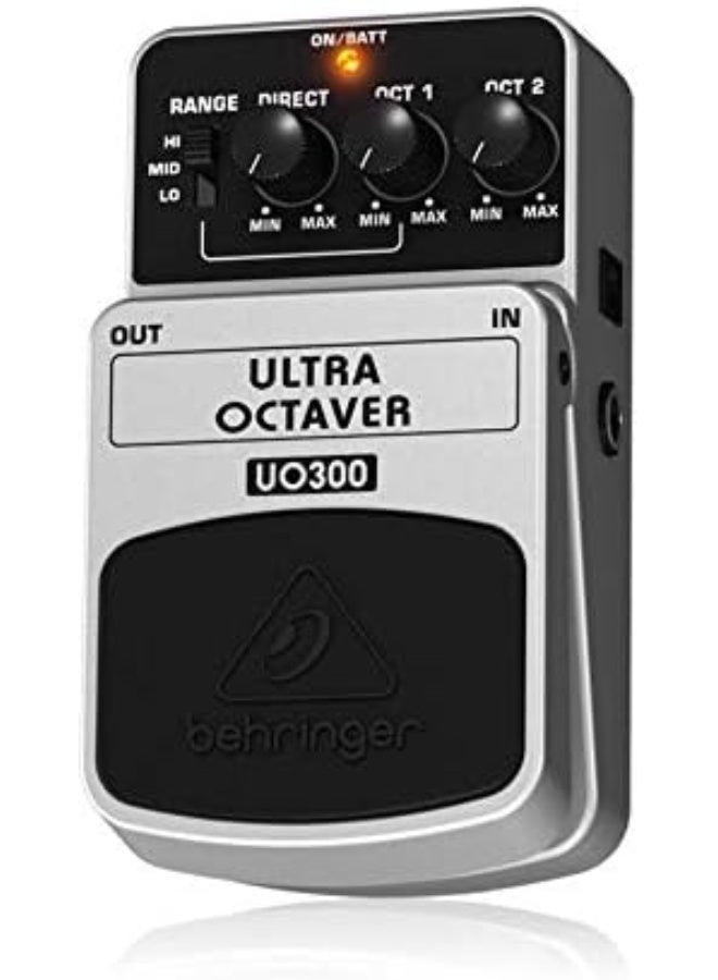 Behringer UO300 Ultra Octaver Effects Pedal, 3-Mode - Image 2