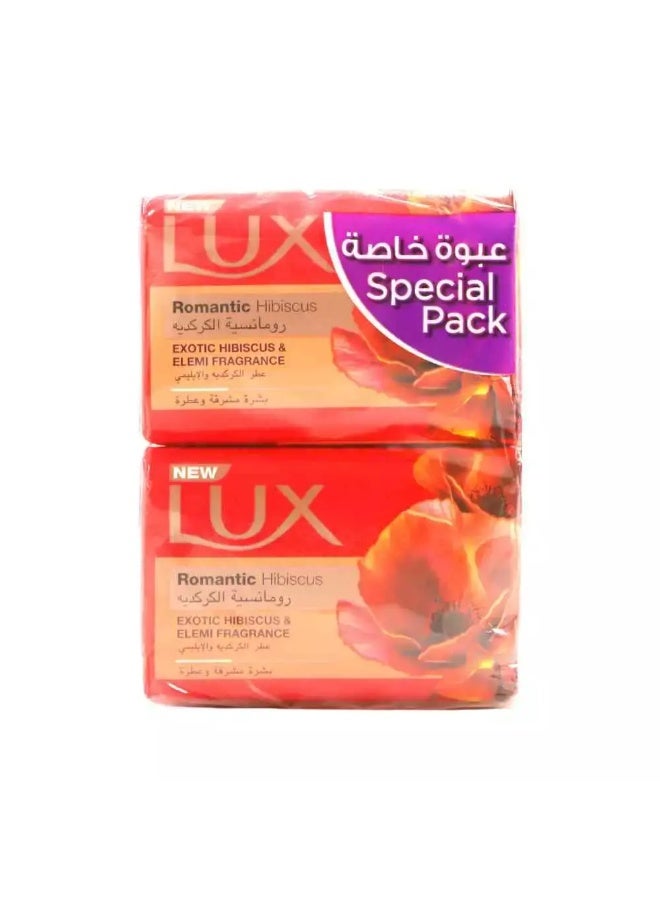 Lux Romantic Hibiscus Soap Bar with Exotic Hibiscus and Elemi Fragrance- 6X75gms - Image 2
