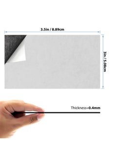 Yoseng Self Adhesive Business Card Magnets 50 Pack,Peel And Stick Self Adhesive Magnetic Backings,3.5 Inch X 2 Inch  - Image 2
