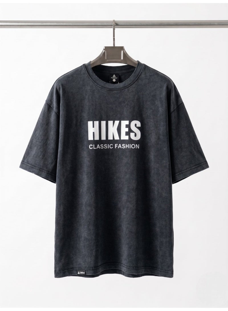 Hikes Men’s Premium T-Shirt – Soft Breathable Fabric, Relaxed Fit Casual For Daily Wear - Image 5