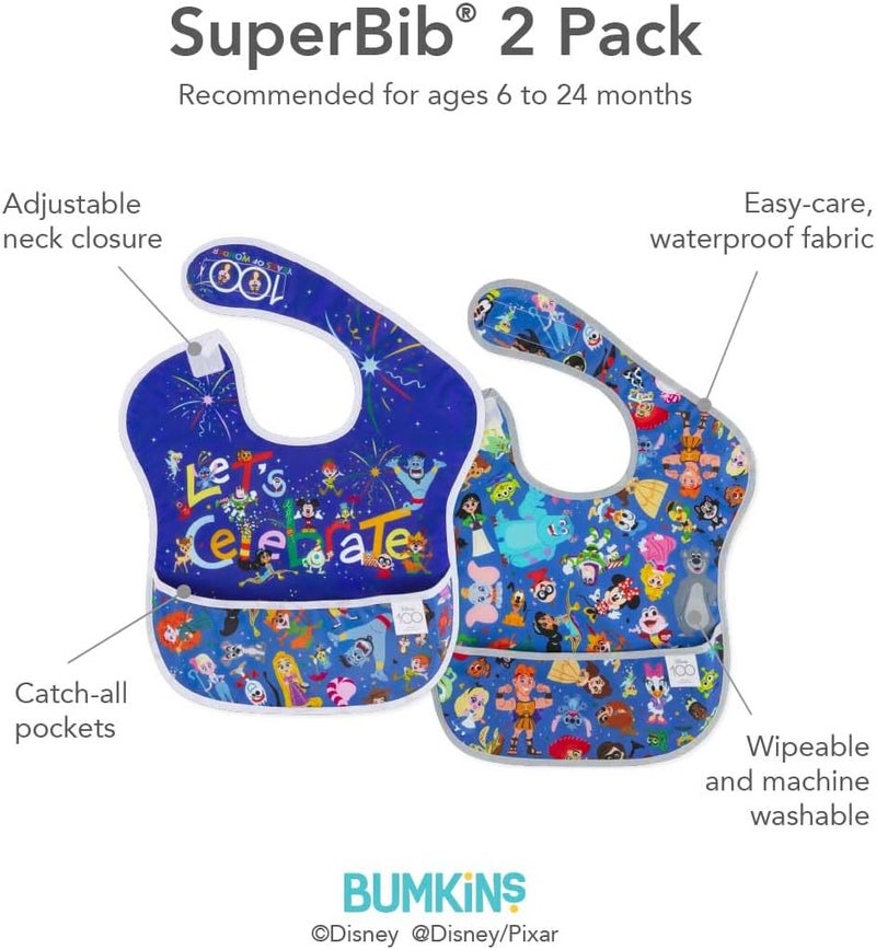 Bumkins Disney SuperBib 2-Pack for Babies - Image 5