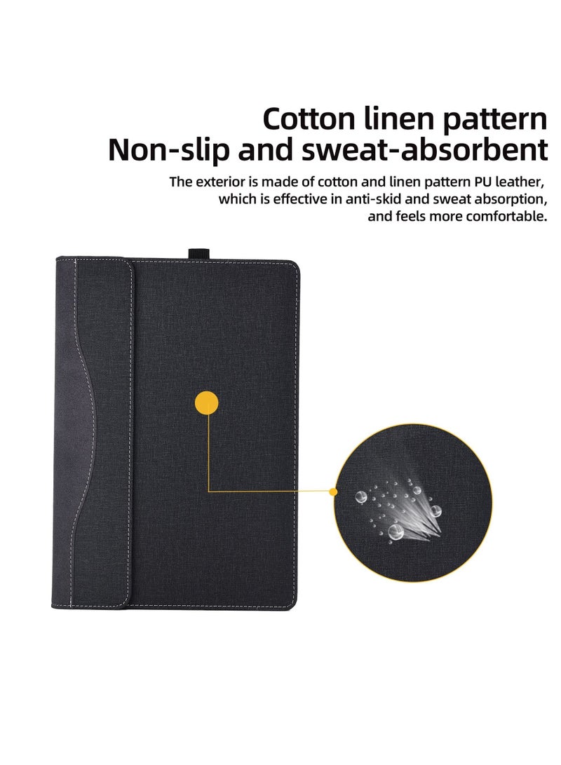 SYOSI (Upgraded Version) Case for Microsoft Surface Laptop Go 12.4 Inch Laptop Scratch and Fingerprint Resistant Computer Removable Cover (12.4in, Grey) - Image 4