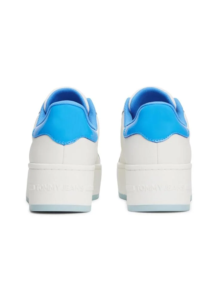 TOMMY JEANS Flatform Patent Lace Ups Sneakers