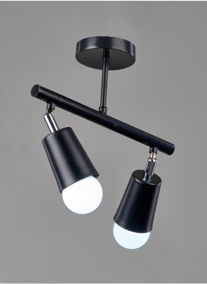 NAGAFA SHOP balck  spotlight 2 lamp SLTB-2  - Image 1