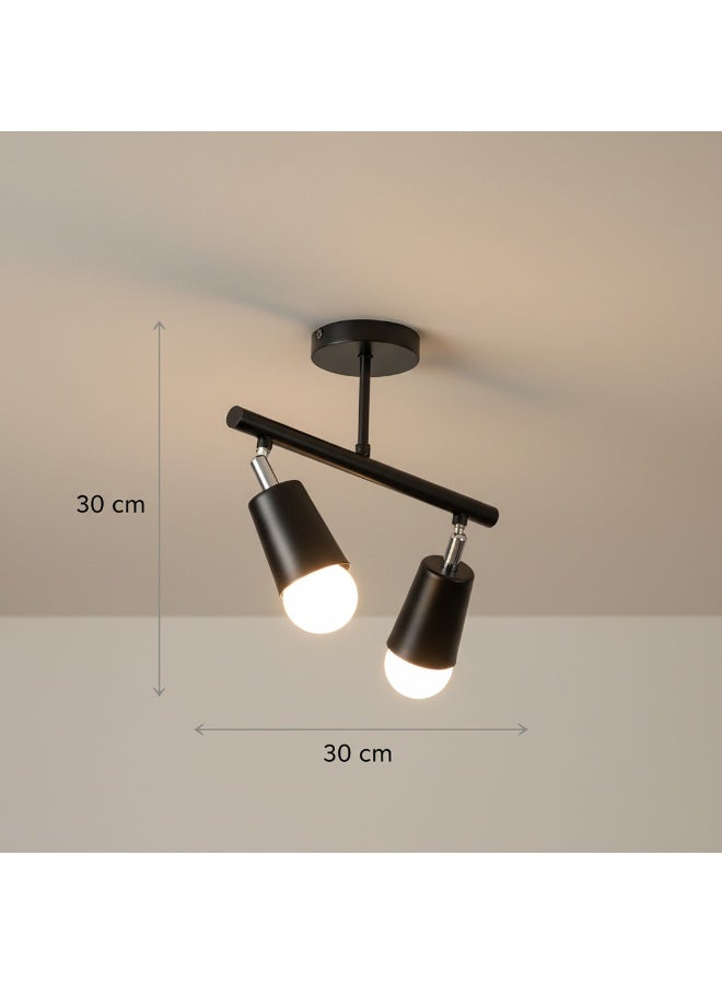 Nagafa Shop Black Metal Track Lighting30*30* - Image 4