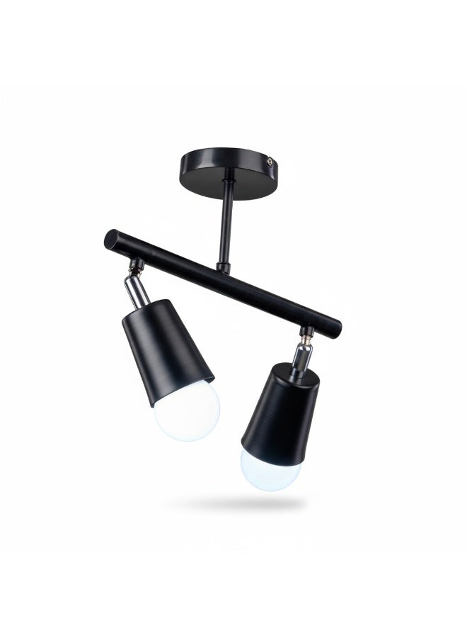 Nagafa Shop Black Metal Track Lighting30*30* - Image 3