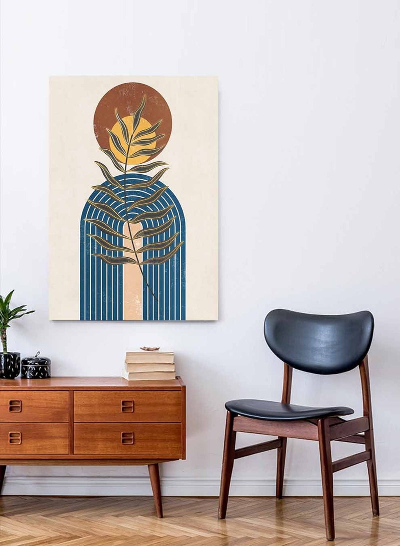 لوحة كانفاس على إطار خشبي، تصميم انماط هدسية، للمنزل، غرفة المعيشة، المكتب، الديكور - Image 2