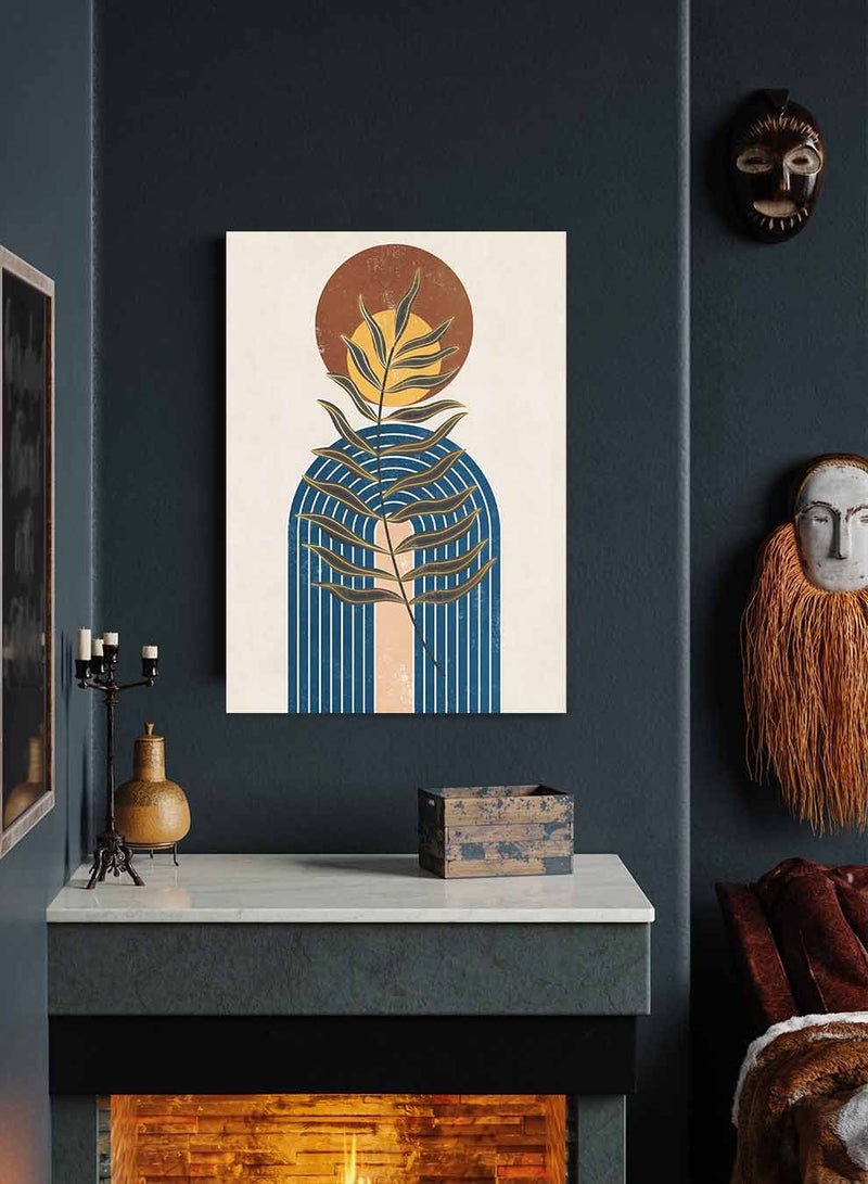 لوحة كانفاس على إطار خشبي، تصميم انماط هدسية، للمنزل، غرفة المعيشة، المكتب، الديكور - Image 4