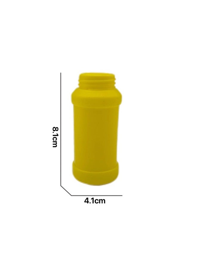 For PVC Ornaments Cylinder View Transparent Bottle Office Ornaments Bottle View Miniature World Breeding Tank Home Ornaments-Color:Bubble Water Pte Bottle - Image 1