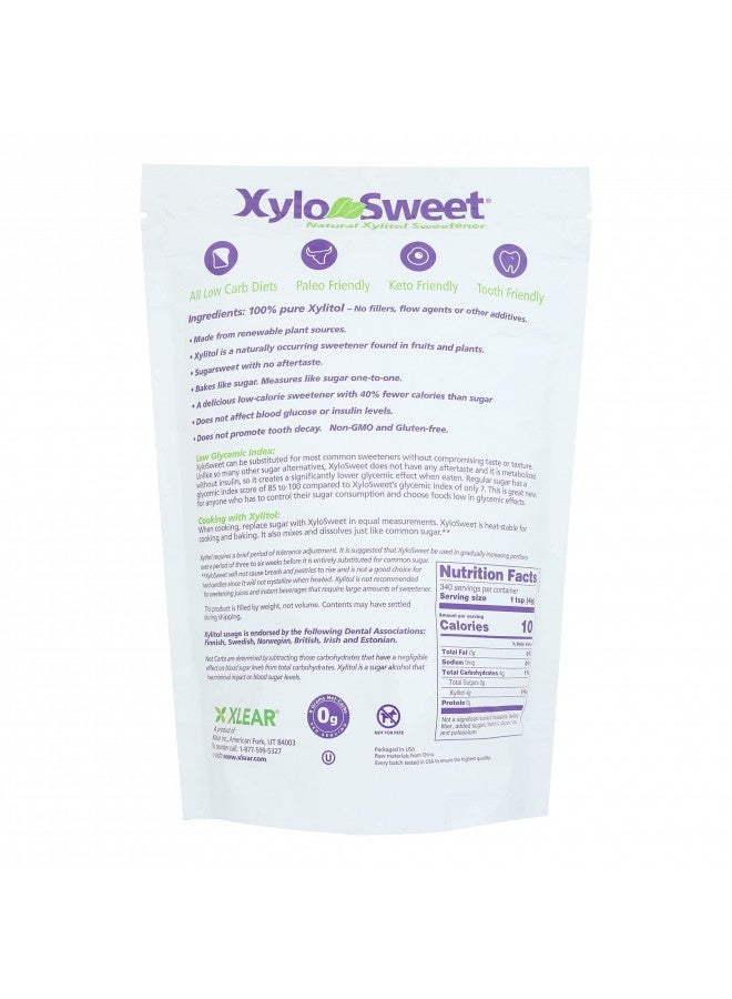 Xlear Xlear Xylosweet Non-Gmo Xylitol Sweetener - Natural Sweetener Sugar Substitute, Granules, 3 Pound Bag (Pack Of 1) - Image 1