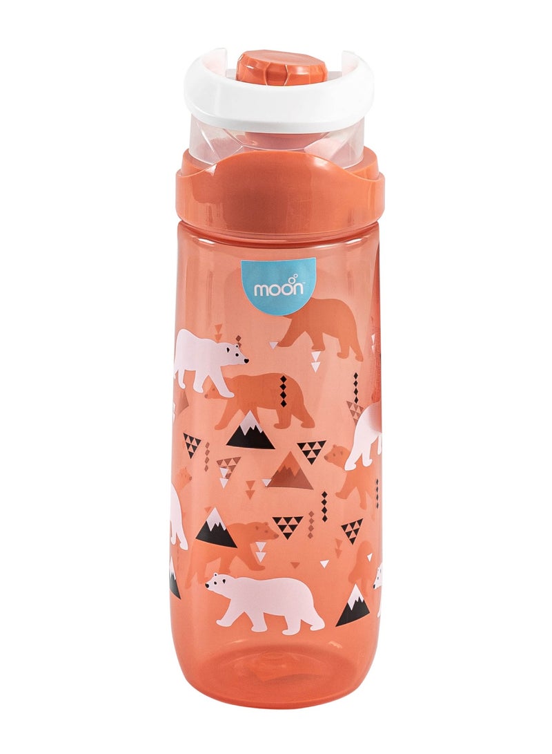 Moon Kids Water Bottle 735 Ml For 3 Years And Above - Peach - Image 1
