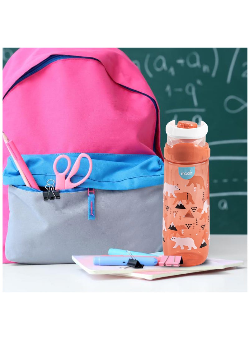 Moon Kids Water Bottle 735 Ml For 3 Years And Above - Peach - Image 4