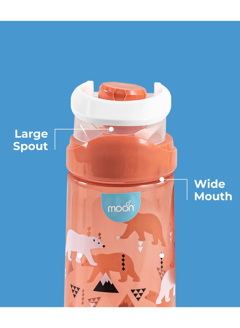 Moon Kids Water Bottle 735 Ml For 3 Years And Above - Peach - Image 3