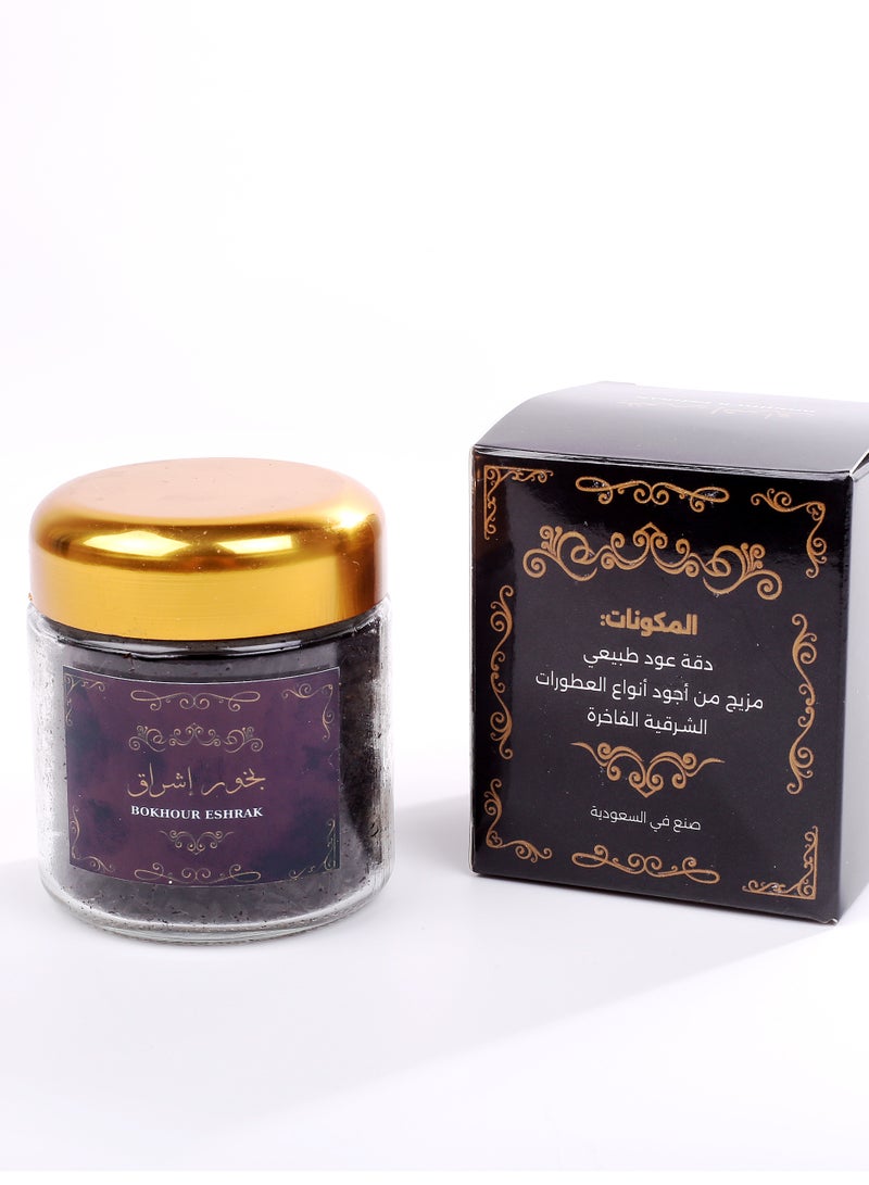 Bokhour Eshrak Premium Arabic Incense | Traditional Oriental Bakhoor Made with Natural Oud Dust and Authentic Fragrance Oils | Long-Lasting Home & Occasions Bakhoor – 50g - Image 2