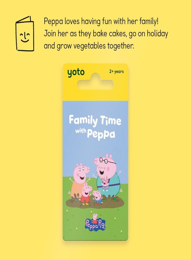 Yoto Peppa Pig: Family Time with Peppa - Kids Audio Card for Use with Player & Mini All-in-1 Audio Player, Educational & Screen-Free Listening with Fun Playtime, Bedtime & Travel Stories, Ages 2-5 - Image 2