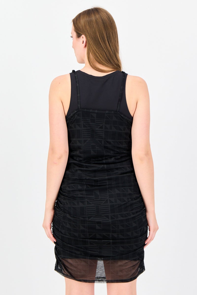 Nike Women Sportswear Fit Sleeveless Outdoor Dress, Black - Image 3