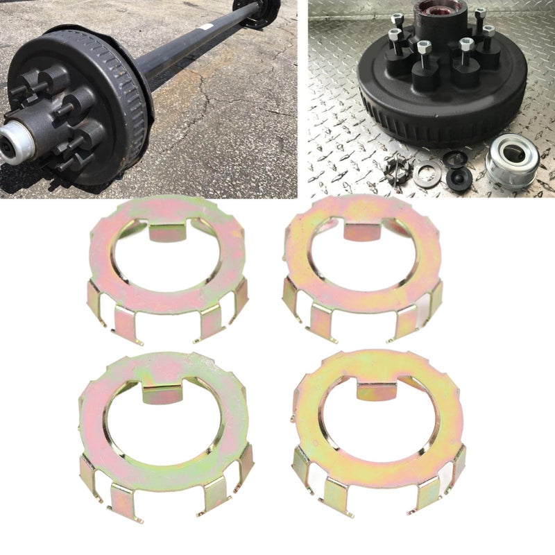 4 Pcs Trailer Wheel Spindle Nut Retainer Replacement For Ez Lube Dexter Axle 2 To 8k - Image 5