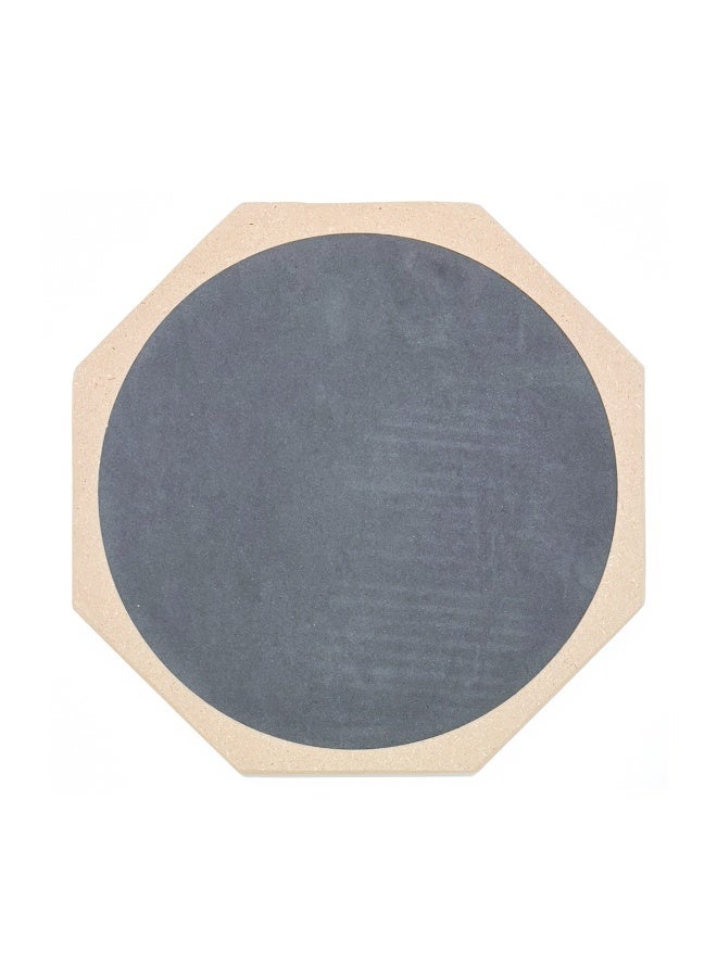 Budget 12" Drumming Practice Pad - Highly Responsive Rubber Surface - Beginner & Student Friendly - Green - Image 2