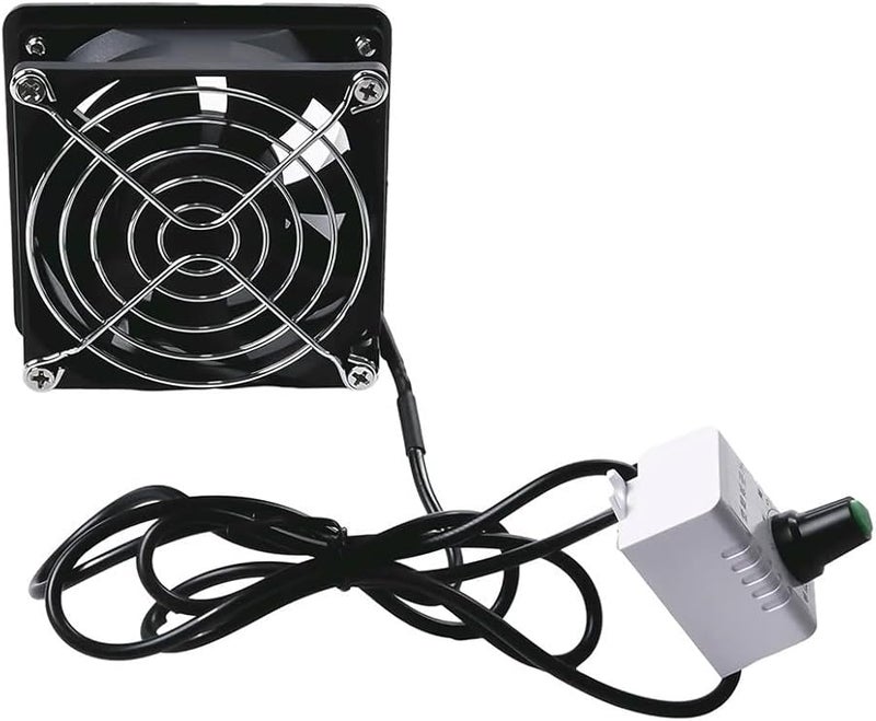Small USB Range Hood Adjustable Speed Portable Fume Extractor Kitchen Ventilation Black - Image 3