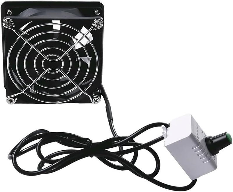Small USB Range Hood Adjustable Speed Portable Fume Extractor Kitchen Ventilation Black - Image 2