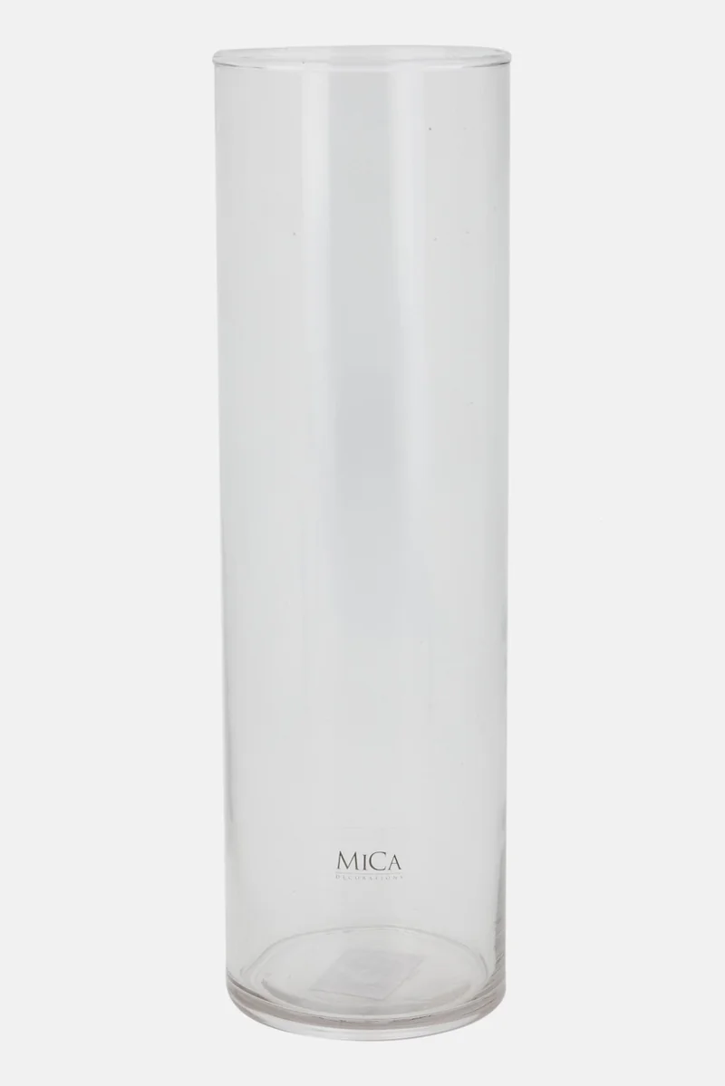 Muy Mucho Glass Vase, Transparent