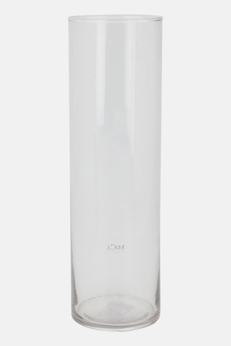 Muy Mucho Glass Vase, Transparent