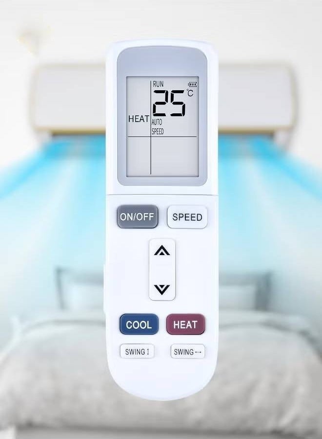 JAJEEK New Remote Control for AUX, Rinnai, Akai, Besat, Shownic, Frego Air Conditioners – Compatible with YKR-L/101E, YKR-L/102E, YKR-L/103E Models – Easy-to-Use, Precise Control, High-Quality Replacement Remote for Efficient Cooling - Image 1