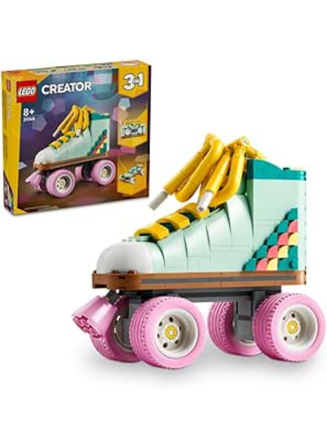 LEGO - Creator 3In1 Retro Roller Skate To Mini Skateboard Toy To Boom Box Radio, Set - Image 1