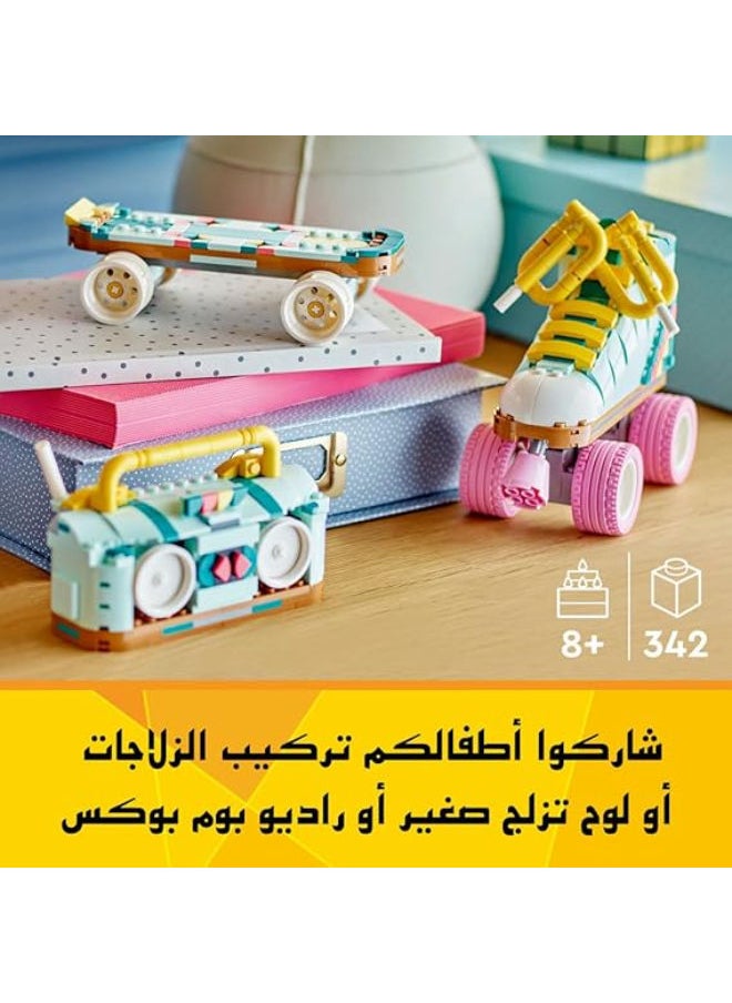 LEGO - Creator 3In1 Retro Roller Skate To Mini Skateboard Toy To Boom Box Radio, Set - Image 1