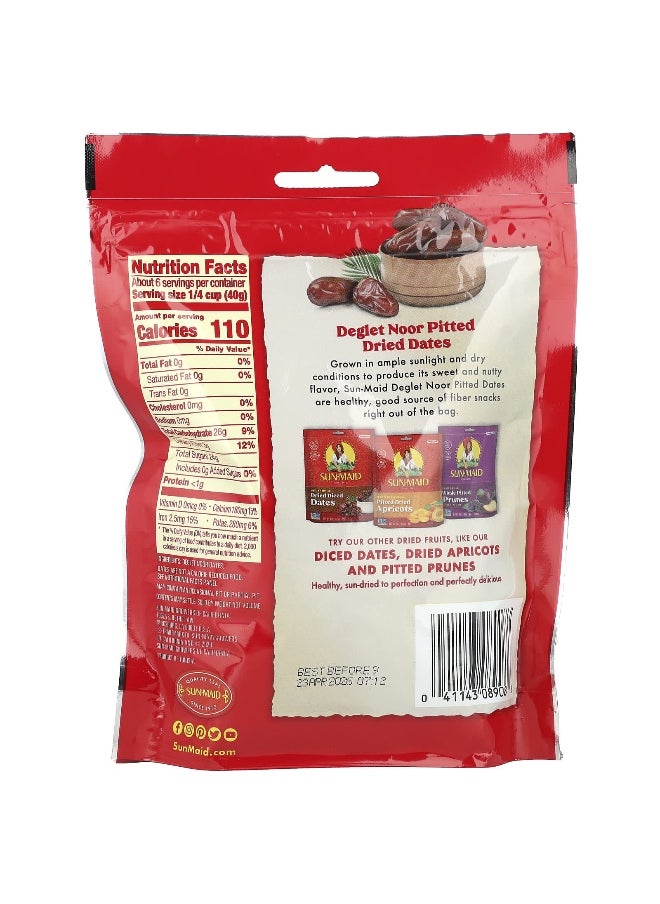 SUNMAID Sun-Maid, Deglet Noor Pitted Dried Dates, 8 oz (227 g)  - Image 2