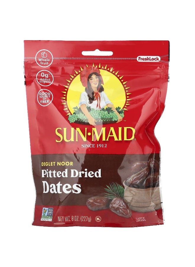 SUNMAID Sun-Maid, Deglet Noor Pitted Dried Dates, 8 oz (227 g)  - Image 1