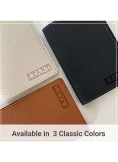LeArt Leather Passport Cover – Passport Holder | Passport Wallet for Men | Passport Case | Passport Cover Holder | Travel Accessories | Travel Gifts (Black)  - Image 4