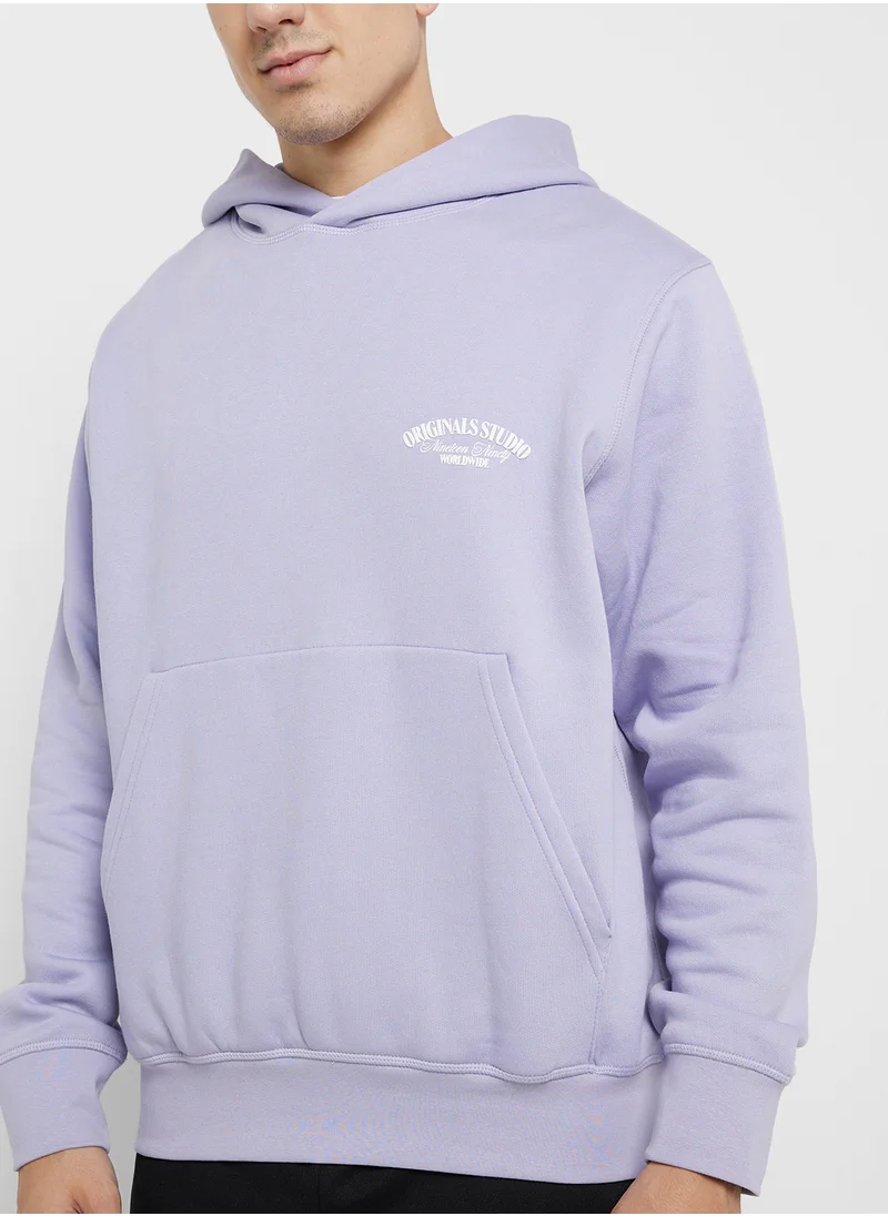 جاك اند جونز Jorroxbury Logo Hoodie