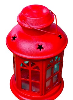 Generic Ikea Metallic Ramadan Lantern - Red - 11065  - Image 2