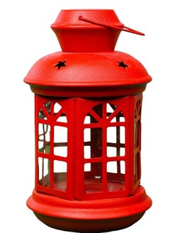 Generic Ikea Metallic Ramadan Lantern - Red - 11065  - Image 1