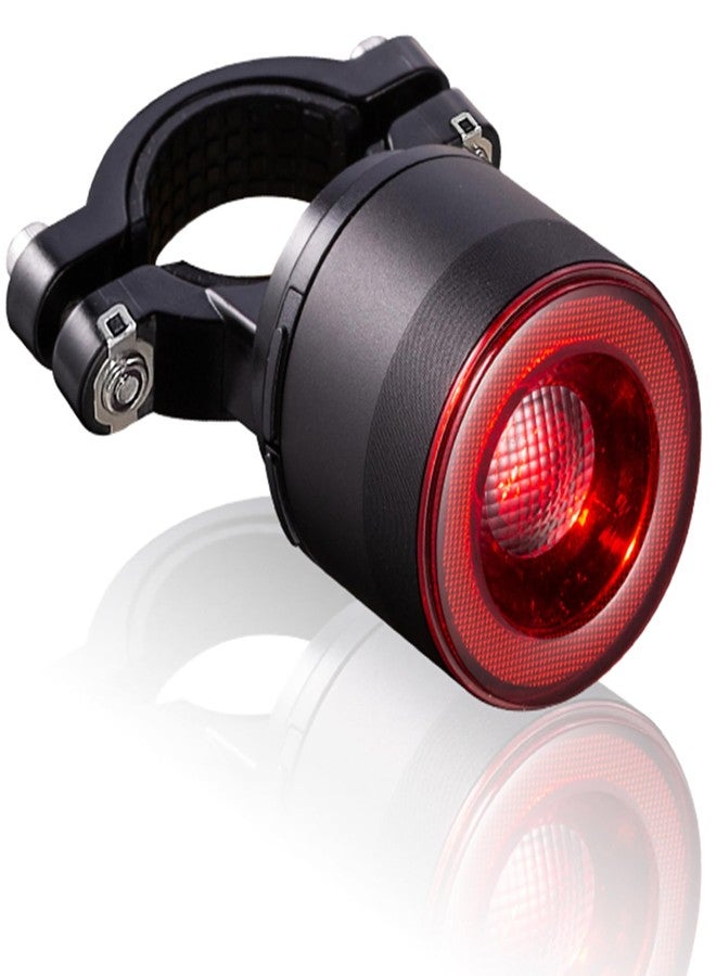Elecphbo Smart Auto-Sensing Bike Brake Tail Light 300 Lumens High Brightness, 8-Level Adjustable, 800m Visibility, IP66 Waterproof, Aluminum Alloy, 220° Wide Angle, Vibration Wake-Up, Power-Off Memory [Black] - Image 1