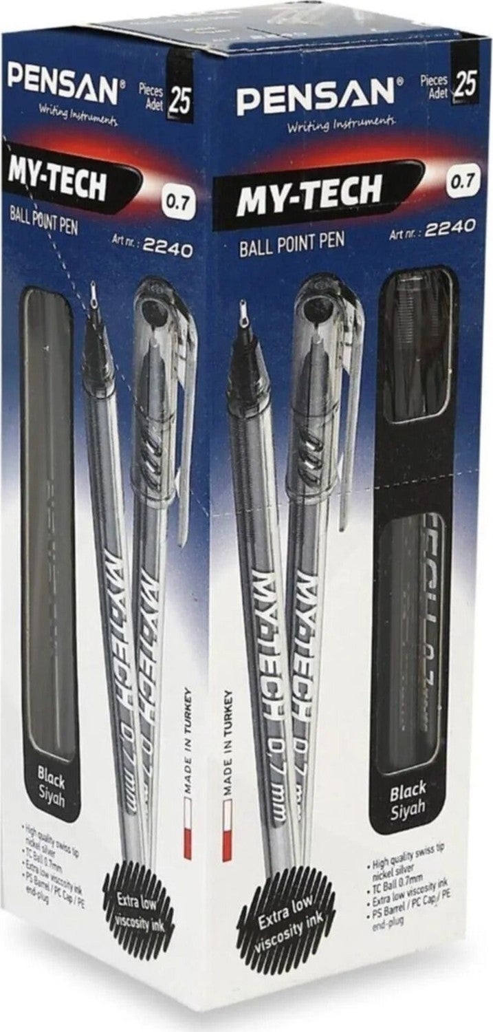 Pensan My Tech 0.7 Ballpoint Pen 1 Box 25 Pieces - Image 5
