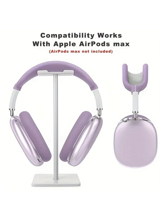حافظة واقية من TPU ناعمة وشفافة من ثلاث قطع بلون النجوم لسماعات AirPods Max - Image 4