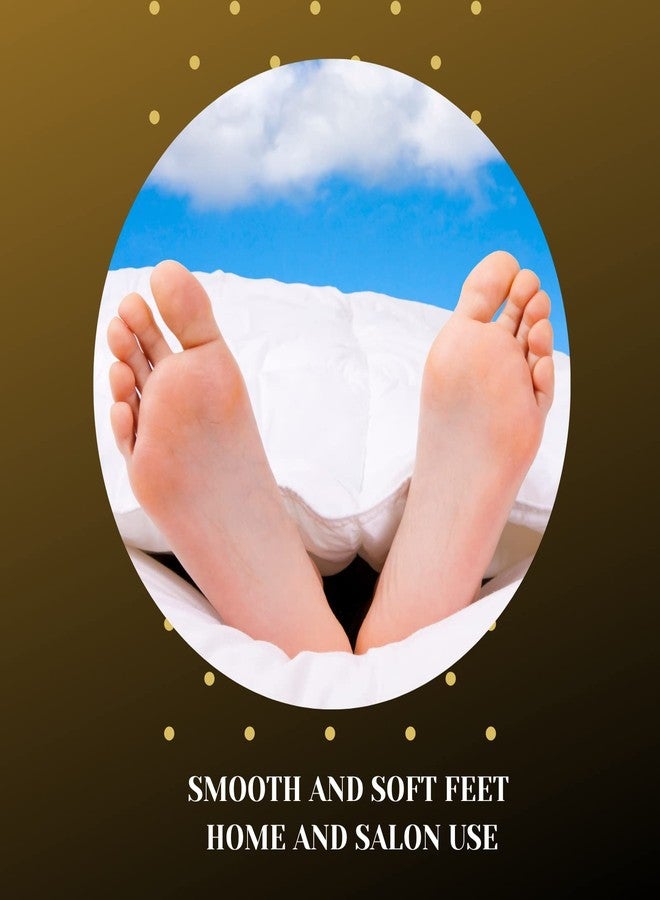 Triton كاشط قدم احترافي مزدوج الجوانب TRITON لملف الباديكير مع وسادة فولاذية وإيميري، مزيل للجلد الصلب والميت، مزيل للكالوس، فرشاة قدم ذهبية - Image 5