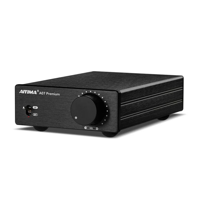 AIYIMA A07 Premium TPA3255 Class D Digital Audio Amplifier 300W×2 Stereo HiFi Power Amplifier with Pre-Out, Replaceable Op Amp