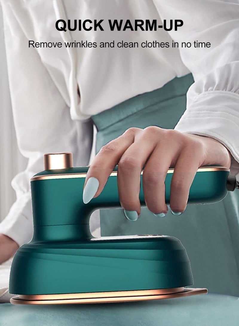 Mini Ironing Machine Handheld Can Be Rotated 180 Degrees Travel Iron for Clothes Professional Household Fast Heating Wired Small Electric Iron Portable Heat Press Clothing Iron Machine  - Image 2