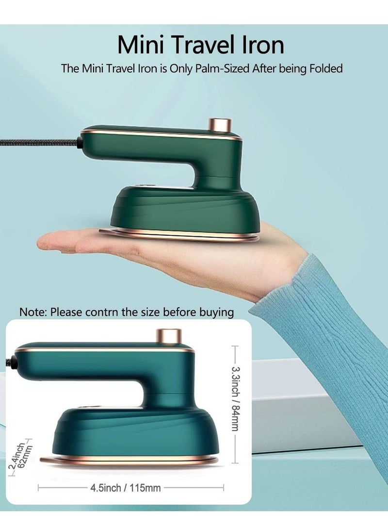 Mini Ironing Machine Handheld Can Be Rotated 180 Degrees Travel Iron for Clothes Professional Household Fast Heating Wired Small Electric Iron Portable Heat Press Clothing Iron Machine  - Image 1