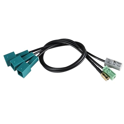 Anina Car Factory Satellite Radio XM Antenna GPS Antenna Adapters Connector Cable for Toyota 2012-2021 to Aftermarket Radio Pioneer Kenwood OEM Sirius XM Antenna Retention/GPS Navigation Receiver - Image 1