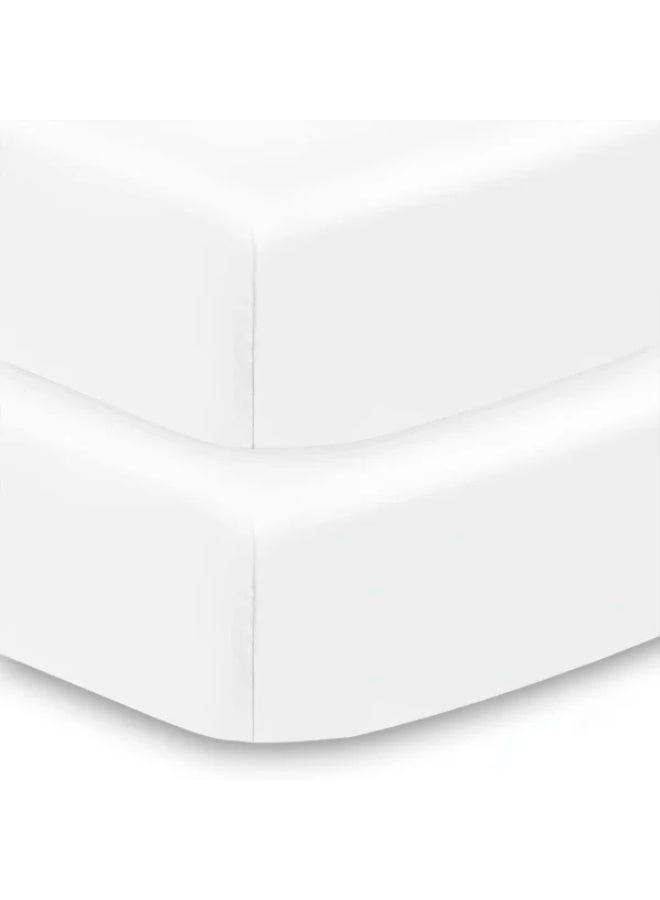 ماماز وان  BED SHEET 60*120 350 WHITE - Image 2