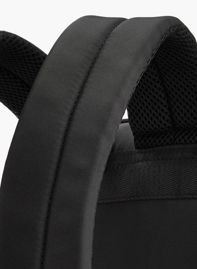 Missy BLACK Solid Backpack With Adjustable Shoulder Straps for Women | Best Price UAE