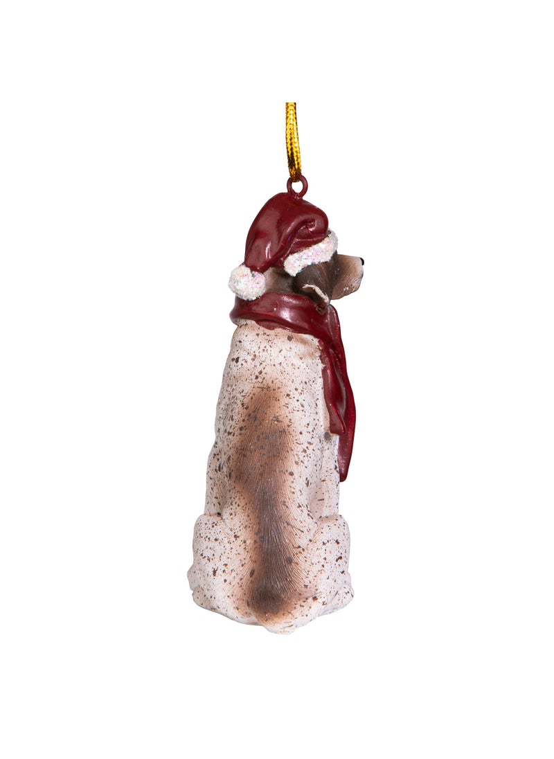 Design Toscano Design Toscano JH576340 Christmas Ornaments - Xmas Pointer Holiday Dog Ornaments Full Color  - Image 3