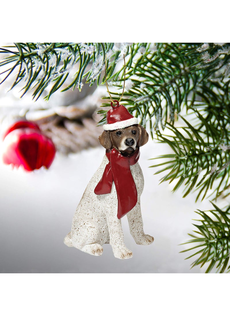 Design Toscano Design Toscano JH576340 Christmas Ornaments - Xmas Pointer Holiday Dog Ornaments Full Color  - Image 5