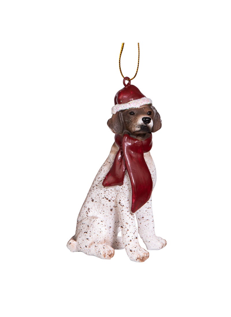 Design Toscano Design Toscano JH576340 Christmas Ornaments - Xmas Pointer Holiday Dog Ornaments Full Color  - Image 1