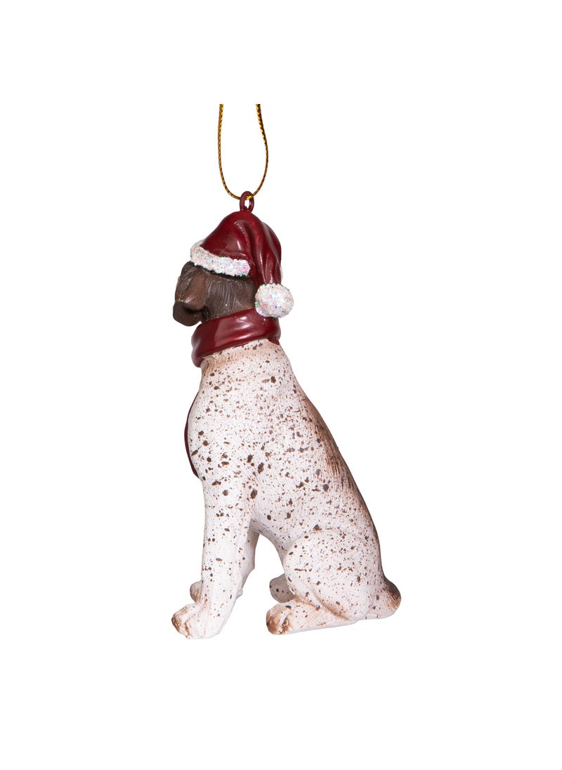 Design Toscano Design Toscano JH576340 Christmas Ornaments - Xmas Pointer Holiday Dog Ornaments Full Color  - Image 4