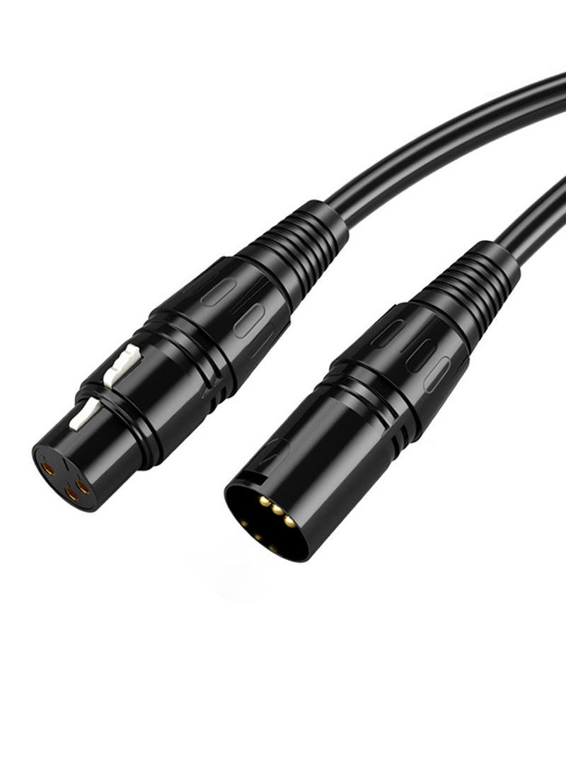 Sharpdo - Sharpdo 3M XLR Audio Cable Male to FeMaleDouble Shield Balanced Professional Microphone Cable For Mixing Console System Black - Image 1
